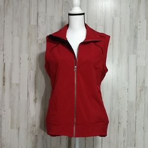 Stonewear Designs Red Zip Up Vest
